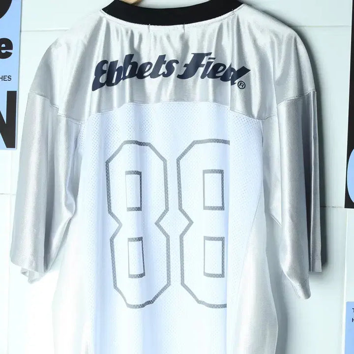 [BUNJANG] Ebbets Field Oversized Uniform T-shirt / (L-3XL) 이벳필드 반팔 티셔츠 박시 유니폼 기능성-1755A