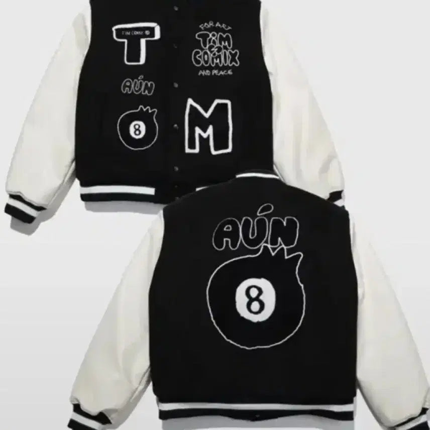 [BUNJANG] Team Comics Varsity Jacket M / 팀코믹스 바시티 자켓 M