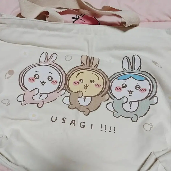 [BUNJANG] Chiikawa Rabbit Eco Bag / 치이카와 해피백 토끼 에코백