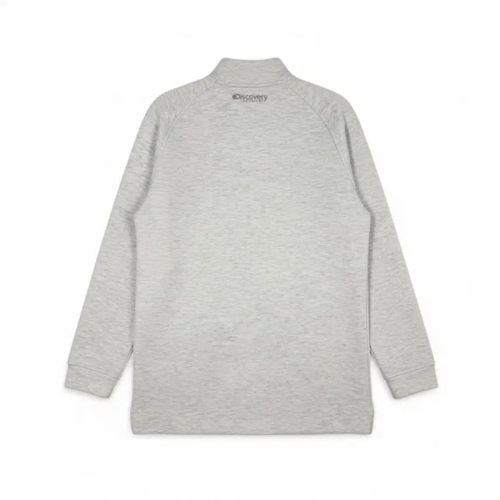 [BUNJANG] Discovery Gray Long Zip-up Jacket / 디스커버리 그레이 롱 집업 자켓