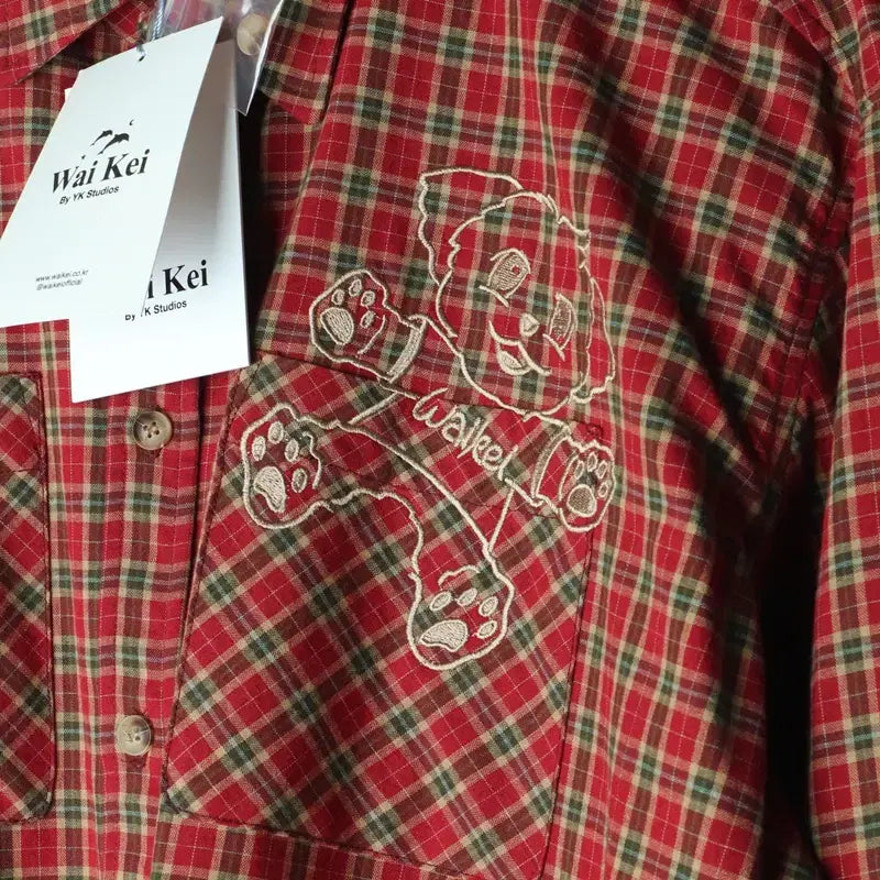 [BUNJANG] YK Y2K Check Shirt / (M-L) 와이케이 셔츠 남방 Y2K 새상품 체크 말티즈-17568