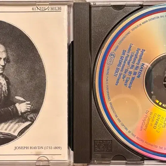 [BUNJANG] Haydn Symphony No. 96 & 101 CD (West Germany) / (런던)하이든 교향곡 96번 101번 CD 서독제