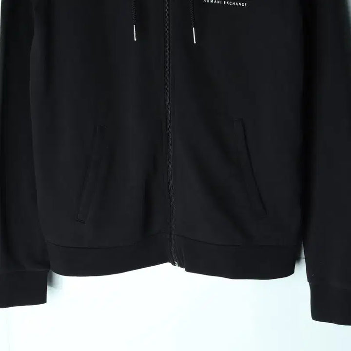 [BUNJANG] Armani Hooded Zip-Up Black Casual Jacket / W(M-L) 아르마니 후드집업 블랙 비즈 놈코어-1756C