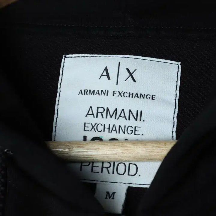 [BUNJANG] Armani Hooded Zip-Up Black Casual Jacket / W(M-L) 아르마니 후드집업 블랙 비즈 놈코어-1756C