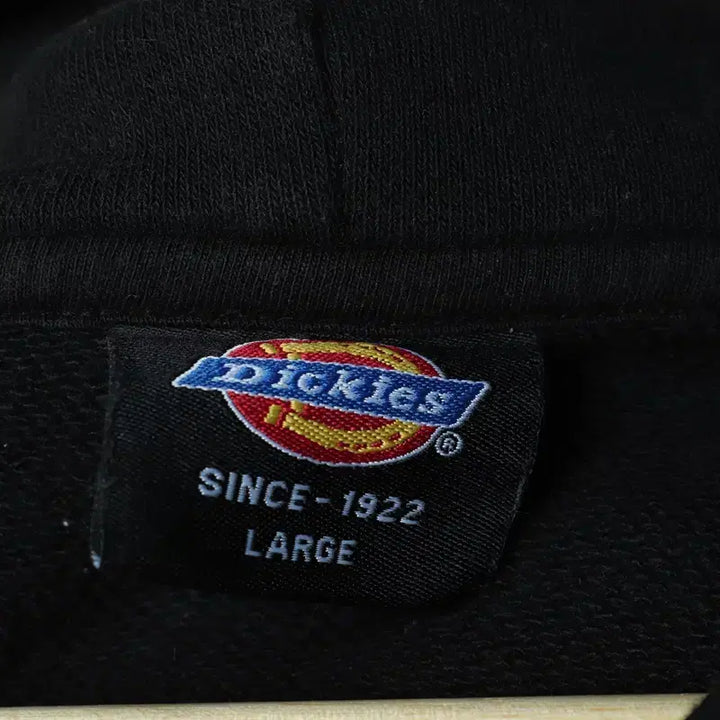 [BUNJANG] Dickies Hoodie Aging Black T-shirt / (L-XL) 디키즈 후드티셔츠 에이징 블랙 아메카지-17579