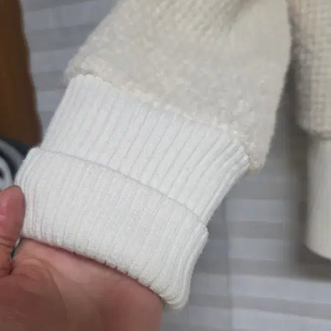 [BUNJANG] Ivory Tweed Crop Jacket / 아이보리 트위드 크롭 자켓