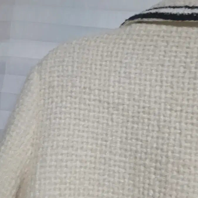 [BUNJANG] Ivory Tweed Crop Jacket / 아이보리 트위드 크롭 자켓