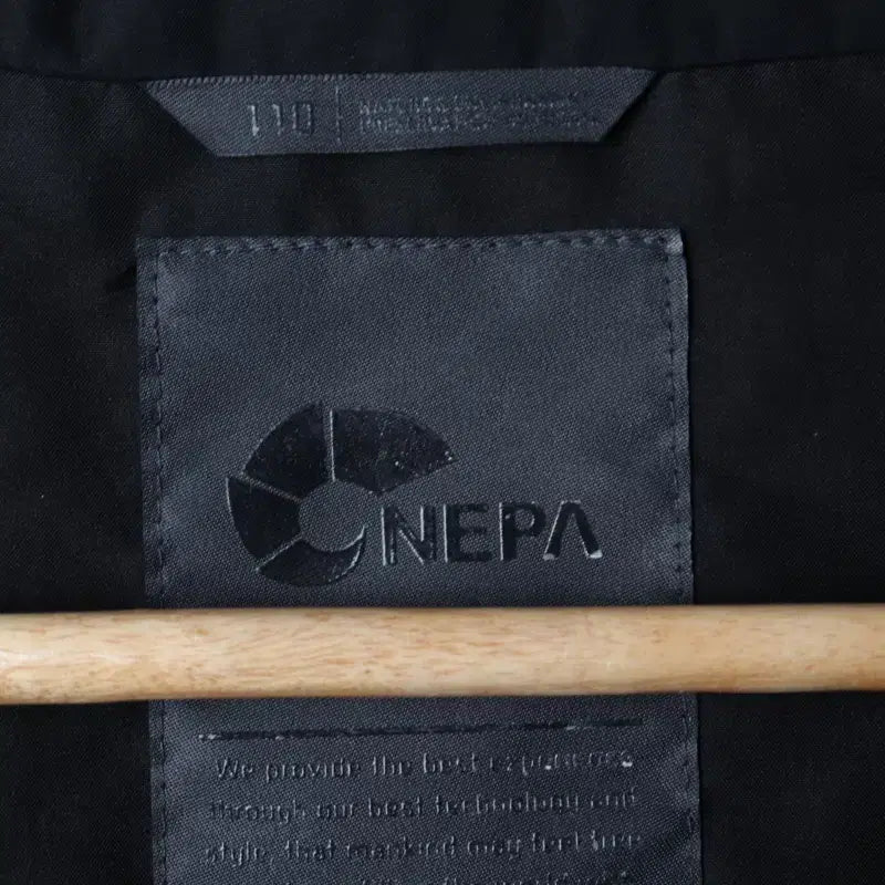 [BUNJANG] Nepa Windbreaker Jacket (2XL) Black / (2XL) 네파 집업 바람막이 점퍼자켓 빅사이즈 블랙 올드스쿨-17581