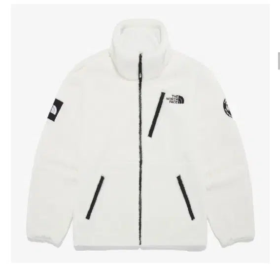 [BUNJANG] The North Face White Label Rimo Fleece Zip-Up Jacket (Ivory) / 노스페이스 화이트라벨 리모 플리스 집업 자켓 (노스페이스 후리스)