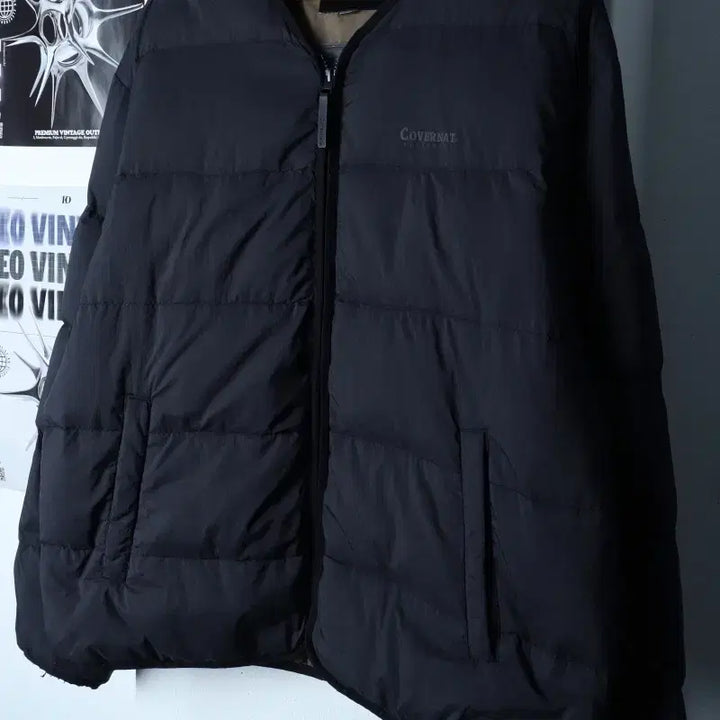 [BUNJANG] Covernat Duck Down Padded Jacket (2XL) / (2XL) 커버낫 패딩 점퍼자켓 빅사이즈 경량 블랙 덕다운-17590