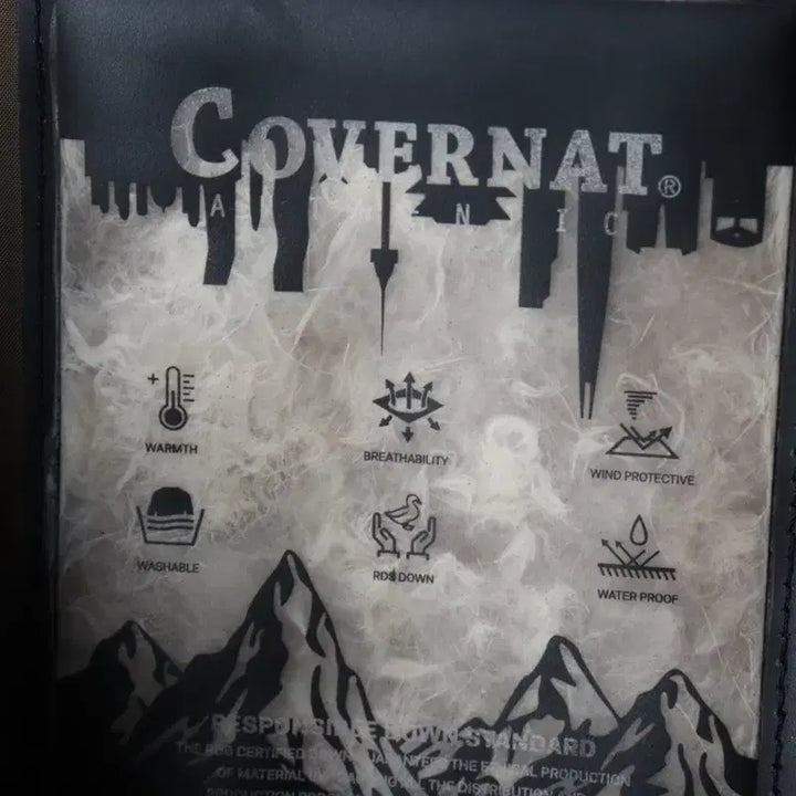 [BUNJANG] Covernat Duck Down Padded Jacket (2XL) / (2XL) 커버낫 패딩 점퍼자켓 빅사이즈 경량 블랙 덕다운-17590