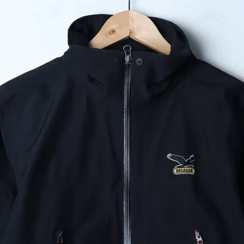 [BUNJANG] SaleWa Gore-Tex Windbreaker Jacket / (M) 살레와 집업 바람막이 점퍼자켓 고어텍스 방수 블랙-17592
