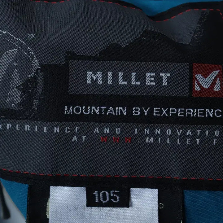 [BUNJANG] Millet Gore-Tex Windbreaker Jacket / (XL) 밀레 집업 바람막이 점퍼자켓 고어텍스 방수 연블루-17596