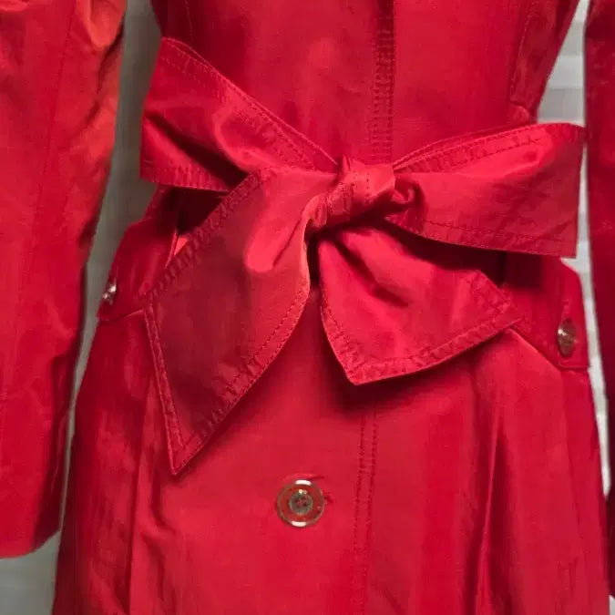 [BUNJANG] Teresia Red Trench Coat / 여성 Teresia 레드 트렌치코트