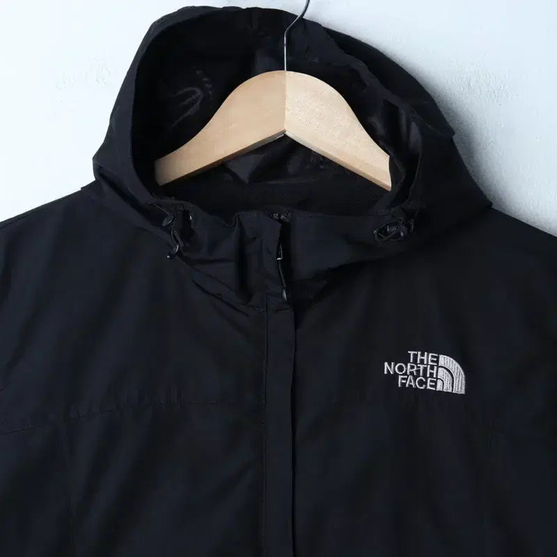 [BUNJANG] The North Face Windbreaker Jacket Small Logo Black / W(L) 노스페이스 집업 바람막이 점퍼자켓 스몰로고 블랙-1759E