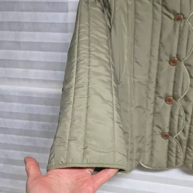 [BUNJANG] Quilted Lightweight Jacket - Khaki / 여성 퀼팅 경량 자켓 카키