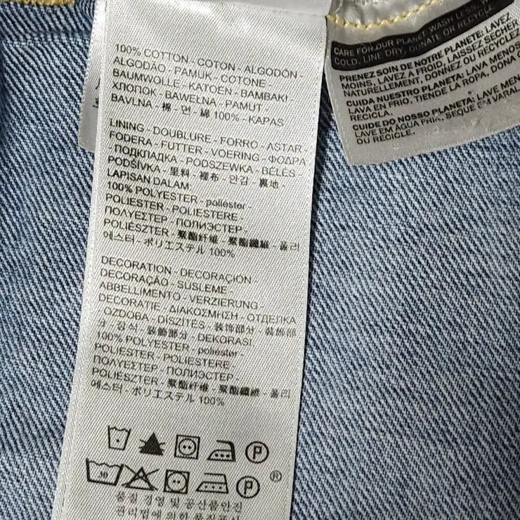 [BUNJANG] Levi's 50th Anniversary Custom Denim Jacket / 여성XS LEVIS 리바이스 50주년 한정판 커스텀 데님 청자켓