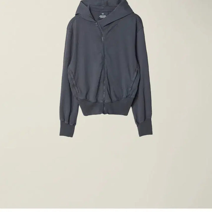[SOLD OUT] EE GARMENT DYED CURVED HOODED ZIP JACKET