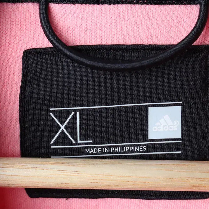 [BUNJANG] Adidas Hooded Zip-Up Functional Fluorescent Orange Old School Jacket / W(XL) 아디다스 후드집업 기능성 형광오렌지 올드스쿨-175AC