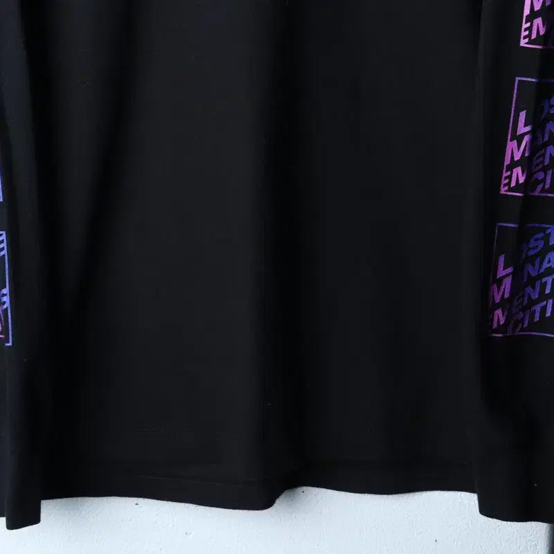 [BUNJANG] LMC Side Print Long Sleeve T-shirt (Black) / (L-XL) 엘엠씨 긴팔티셔츠 사이드프린팅 블랙 올드스쿨-175AF