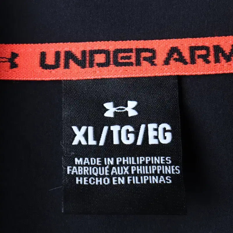 [BUNJANG] Under Armour Windbreaker Jacket / (XL-2XL) 언더아머 집업 바람막이 점퍼자켓 기능성 블랙-175B0