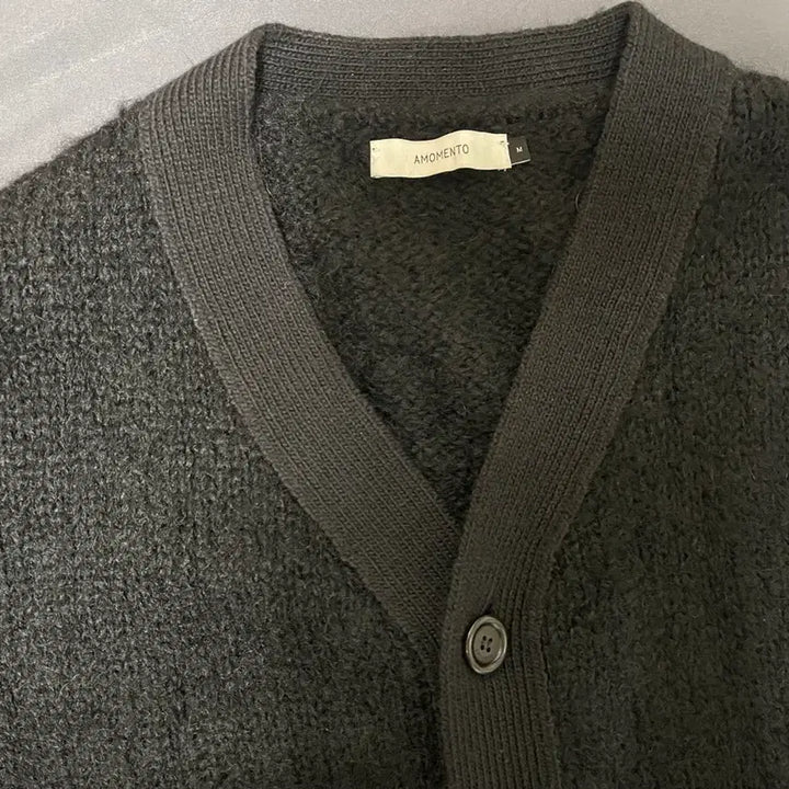 [BUNJANG] Amomento Grandpa Cardigan Black / 아모멘토 그랜파 가디건 블랙 M