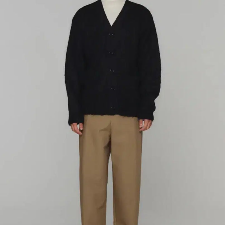 [BUNJANG] AMOMENTO Grandpa Cardigan Black M / 아모멘토 그랜파 가디건 블랙 M