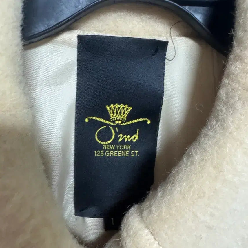 [BUNJANG] Ozsecon Double Button Ivory Coat / 오즈세컨 아이보리색 더블 버튼 코트