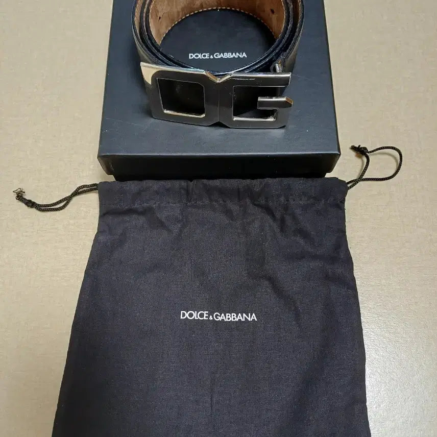 [BUNJANG] Dolce & Gabbana DG Black Belt / 돌체앤가바나 DG 벨트 블랙