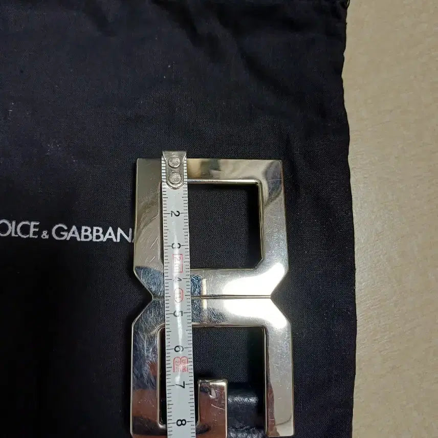 [BUNJANG] Dolce & Gabbana DG Black Belt / 돌체앤가바나 DG 벨트 블랙