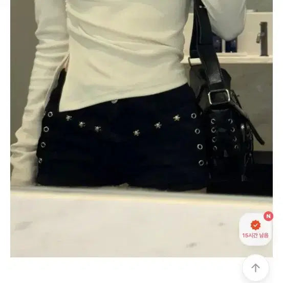 [SOLD OUT] 스터드 포인트 로우라이즈 팬츠 y2k에이블리 지그재그
