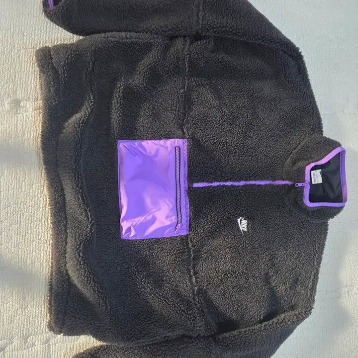 [BUNJANG] Nike Club Half-Zip Anorak Jacket / 나이키 클럽 하프집 아노락 흰/검(흰L/검XL)