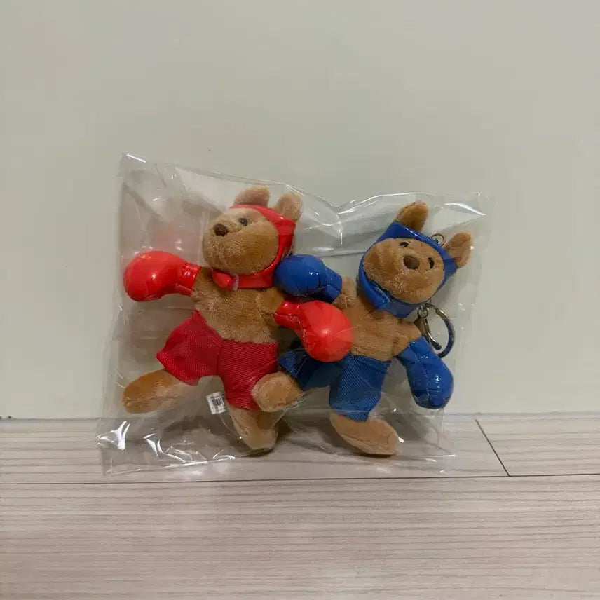 [BUNJANG] Kangaroo Boxing Doll Keyring Set / [일괄] 캥거루 권투 복싱 인형 키링 세트