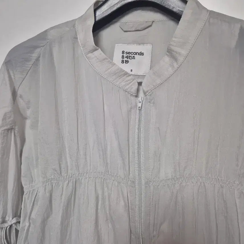 [BUNJANG] 8Seconds Sheer String Jumper Gray / 에잇세컨즈 SS시즌 셔링 스트링 시스루 점퍼 그레이