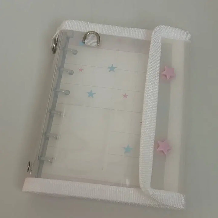 [BUNJANG] A Bubble Crush A7 Retro Star Binder Set / 속지포함 세트구성)어버블크러쉬 a7 바인더 레트로 별 바인더 다꾸-핑크