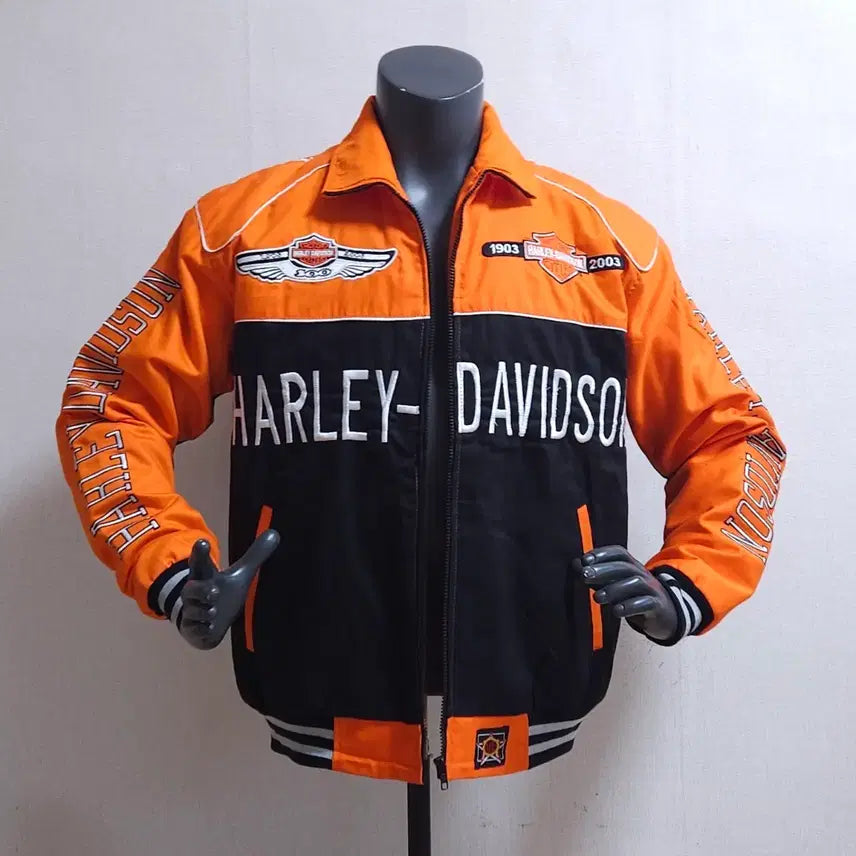 [BUNJANG] Harley Davidson Nascar Padded Jacket / 할리데이비슨 나스카 패딩점퍼
