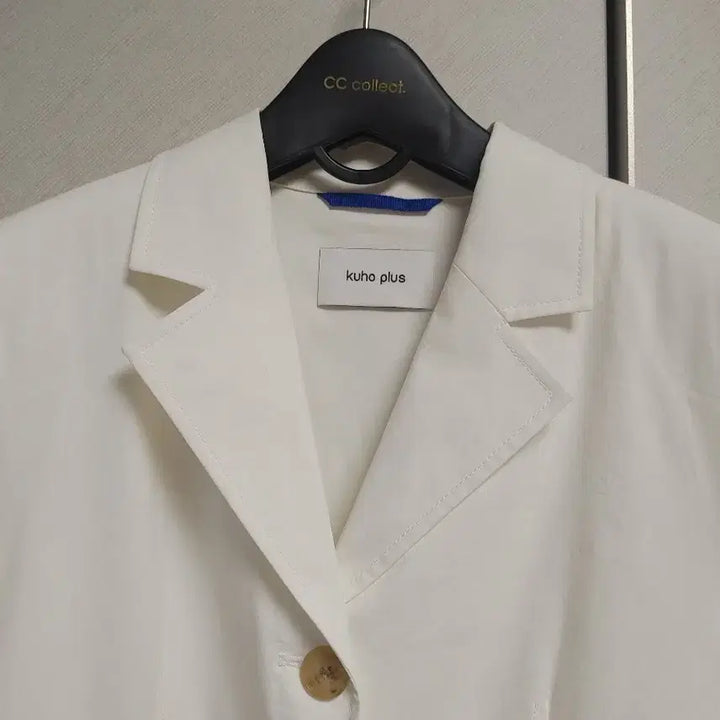 [BUNJANG] Kuho Plus White Jacket / 구호플러스 화이트 쟈켓