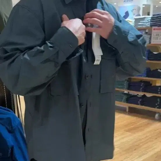[BUNJANG] Uniqlo Work Jacket / 유니클로 셔츠자켓 워크자켓 매장정품
