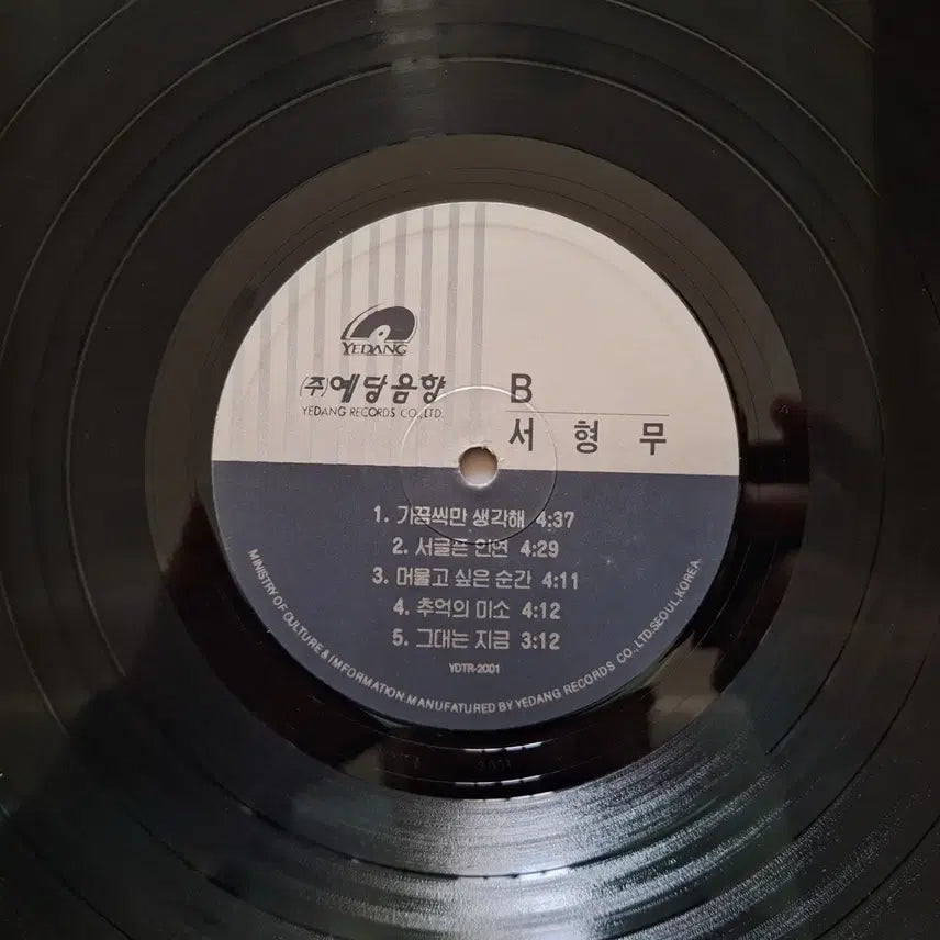 [BUNJANG] Seo Hyung Moo 1st Album LP Record / 서형무 1집 LP 음반