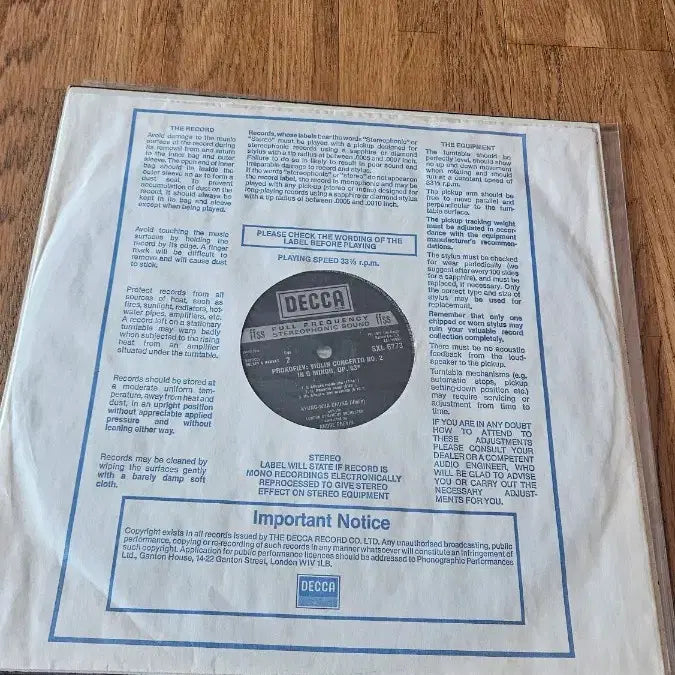 [BUNJANG] Kyung-Wha Chung Early Press LP Album / LP 정경화 초반 앨범