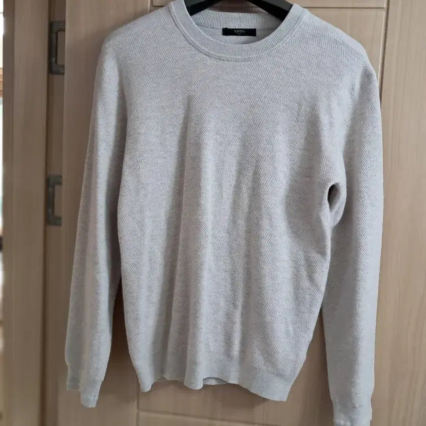 [BUNJANG] Topten Men's Ivory Knit Long Sleeve / 탑텐 남성 니트 긴팔 아이보리
