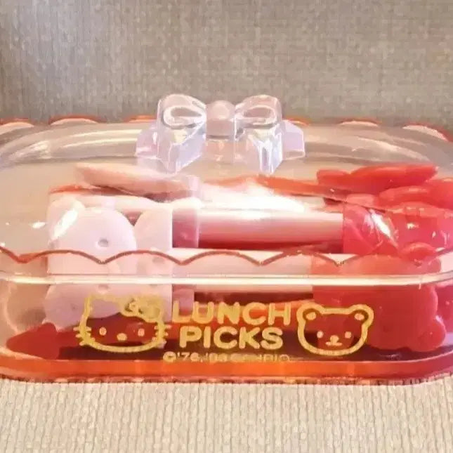 [BUNJANG] Kitty Collection Toothpick Holder and Accessory Box / 키티 이쑤시게, 키티 수납함, 카오하나 키티, 키티 포크