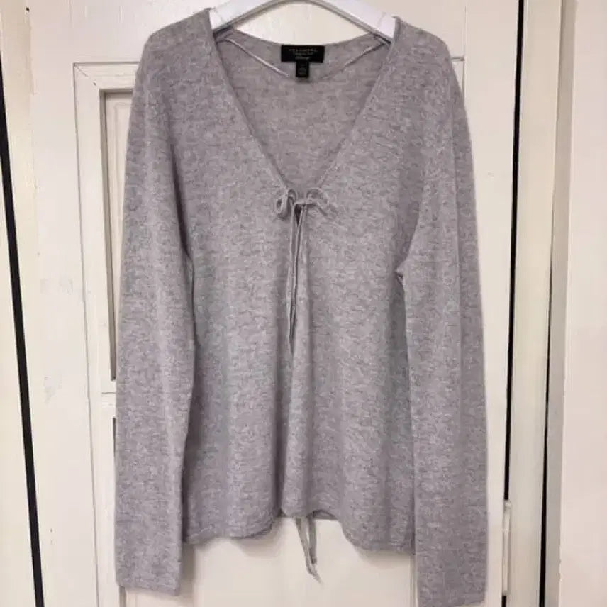[BUNJANG] Vintage Cashmere 100% Knit Bundle Top Gray / (빈티지) 캐시미어 100% 니트 묶음티 그레이