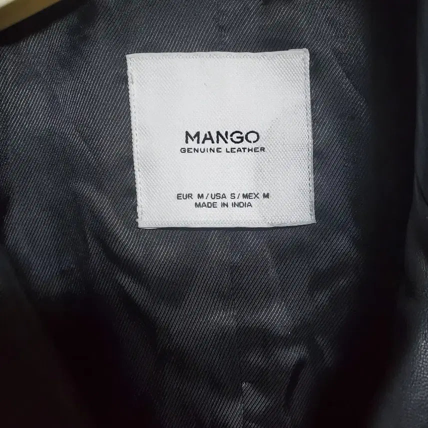 [BUNJANG] MANGO Women's Lambskin Leather Jacket / MANGO  망고 여성양가죽자켓