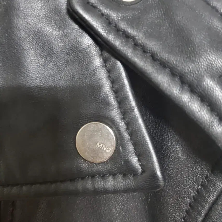 [BUNJANG] MANGO Women's Lambskin Leather Jacket / MANGO  망고 여성양가죽자켓