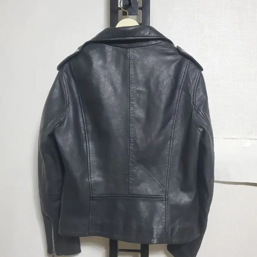 [BUNJANG] MANGO Women's Lambskin Leather Jacket / MANGO  망고 여성양가죽자켓