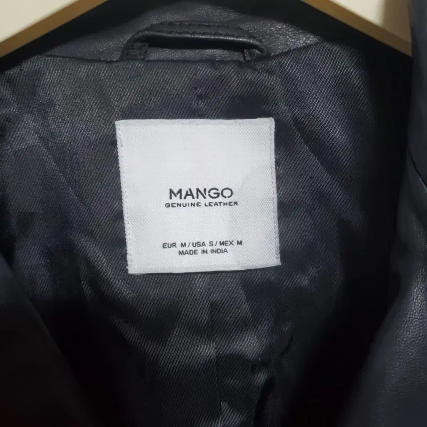 [BUNJANG] MANGO Women's Lambskin Leather Jacket / MANGO  망고 여성양가죽자켓