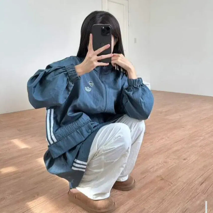 [BUNJANG] Adidas Windbreaker Jacket / 새상품) 아디다스 바람막이