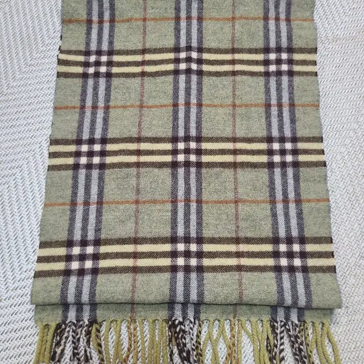 [BUNJANG] Burberry Cashmere Scarf Check / 버버리 캐시미어 머플러 체크