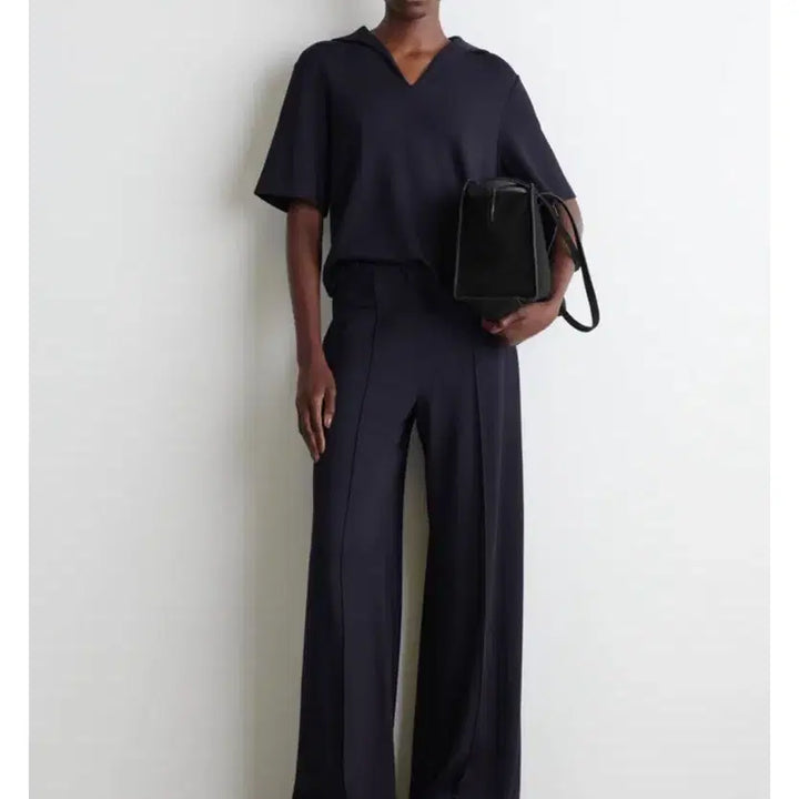 [BUNJANG] COS Sailor Collar Jersey T-shirt / cos 세일러 칼라 저지 티셔츠